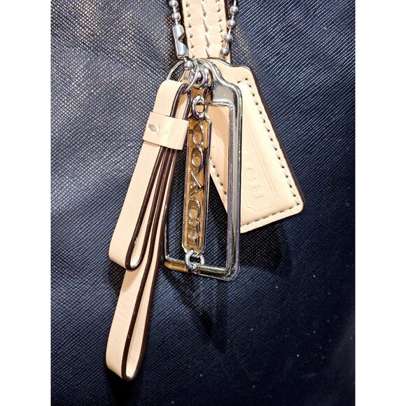 Coach Women's Black Saffiano Leather City Metro Park Tote Bag Sz L 2175 - Picture 10 of 15